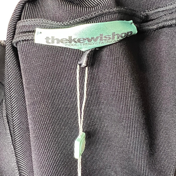 NEW DESIGNER BLACK LACE LONG SLEEVE CLASSIC BANDAGE DRESS SWEETHEART NECK SIZE L - Picture 7 of 16